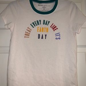 Madewell Charity: Water Earth Day Tee Shirt XS